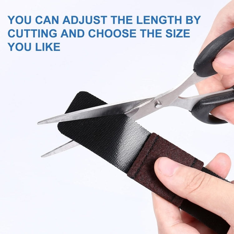 6 PCS U-shaped Iron Tube Dining Table Foot Cover Office Computer Chair Leg Protector