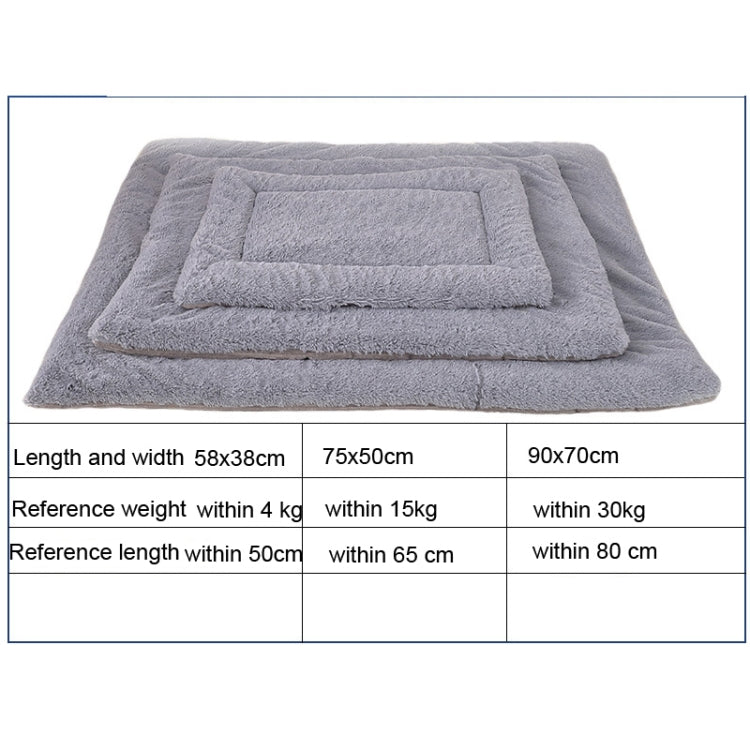 Double Sided Pet Mat Four Seasons Warm Dog Blanket,Size: