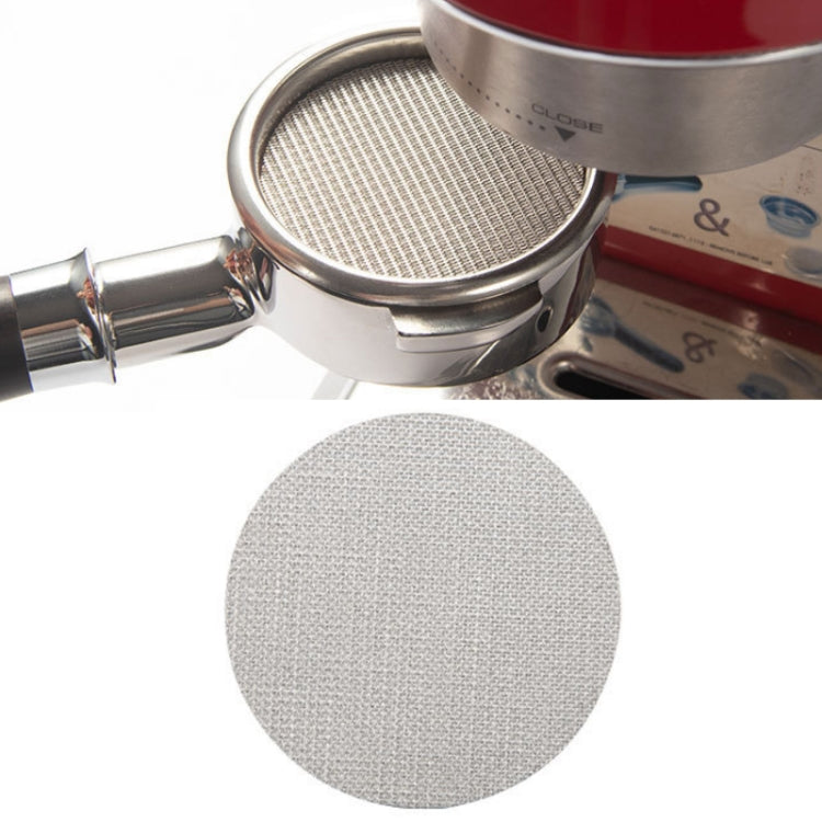 Stainless Steel Sintered Sheet Coffee Splash Filter, Size: 58mm x 1.7mm