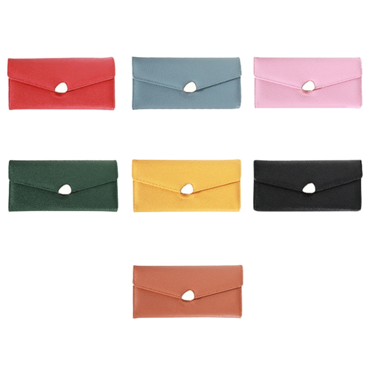 87P Litchi Pattern Multifunctional Large Capacity Wallet Phone Bag