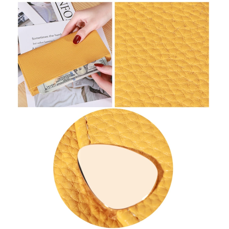 87P Litchi Pattern Multifunctional Large Capacity Wallet Phone Bag