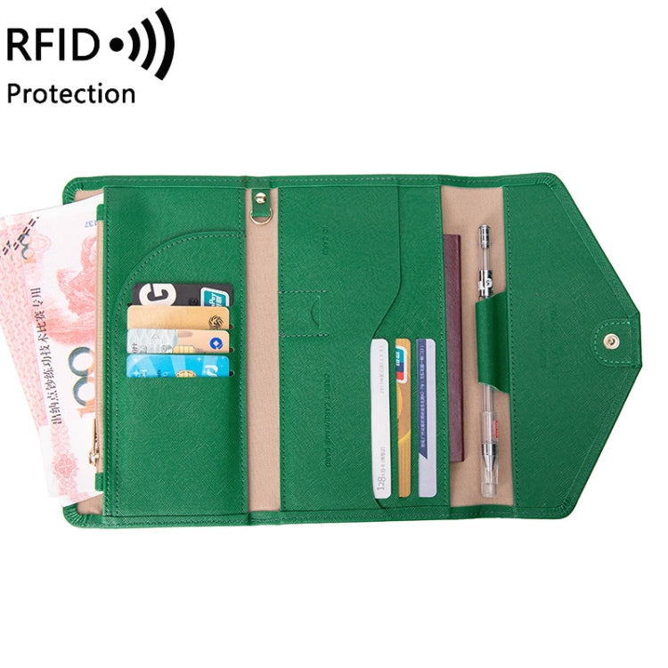 1655 RFID Anti-magnetic Anti-theft Passport Bag Document Bag Card Bag