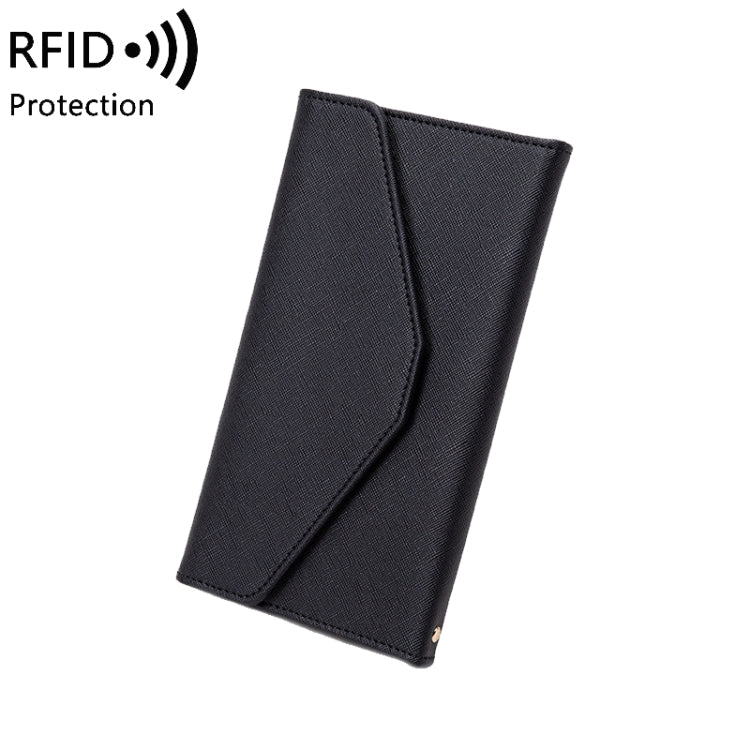 1655 RFID Anti-magnetic Anti-theft Passport Bag Document Bag Card Bag