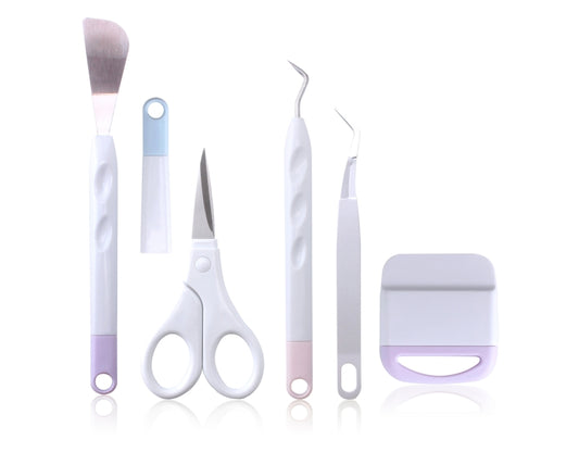 Vinyl Weeding Tool Set DIY Silhouette Embossed Engraving Tool, 5 In 1, 5 In 1+Cutting Pad, 5 In 1+Recycler+Bag, 6 In 1+Recycler+Bag, 5 In 1+Recycler+Pen Holder