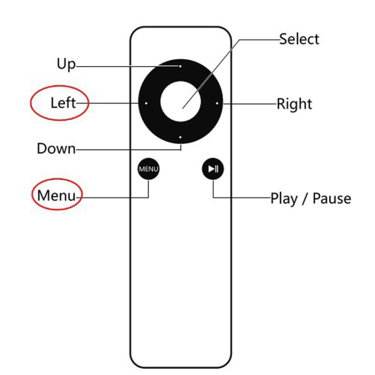 MC377LL/A TV Remote Control Suitable For Apple TV 1/2/3