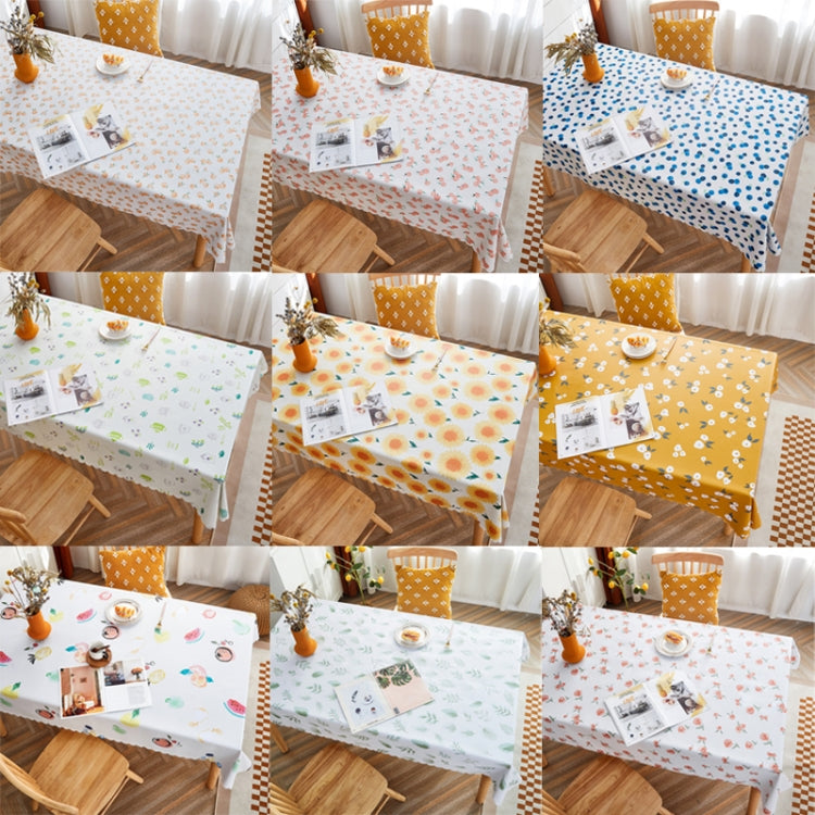Rural Farm PVC Paper Waterproof Oil Wash Desktop Table Cloth
