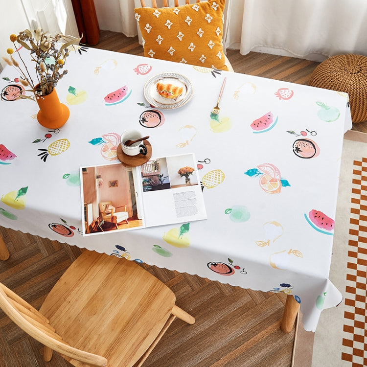 Rural Farm PVC Paper Waterproof Oil Wash Desktop Table Cloth