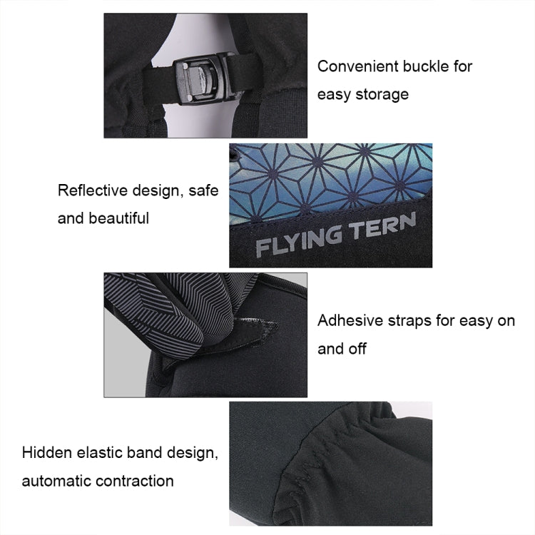 FLYING TERN 315 Thicken Cycling Windproof Warm Touch Screen Gloves