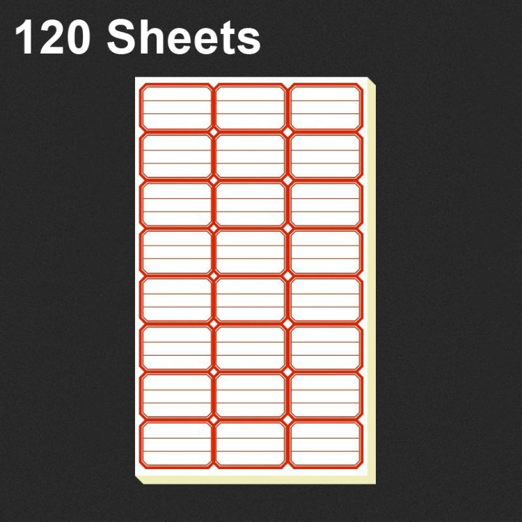 2 Bags Handwritten Self-adhesive Small Label Stickers