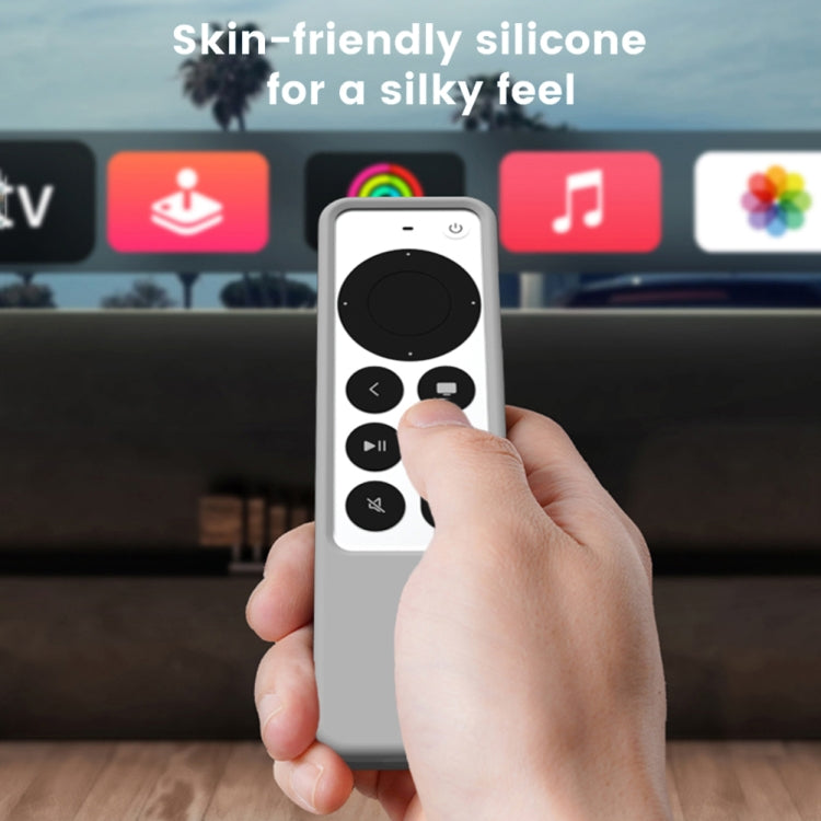 Silicone Remote Controller Waterproof Anti-Slip Protective Cover For Apple TV 4K 2021
