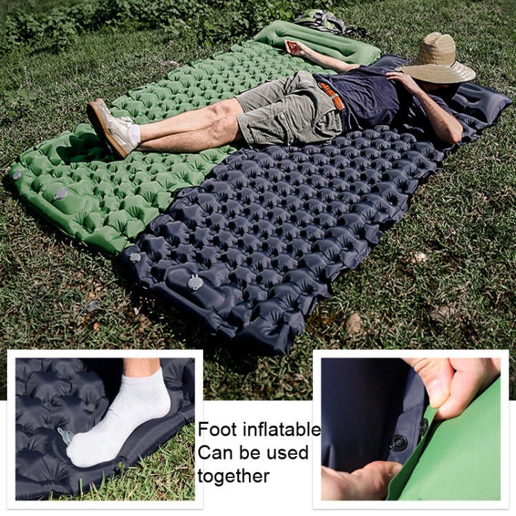 TPU Inflatable Sleeping Pad Camps Outdoor Waterproof Single Travel Cushion