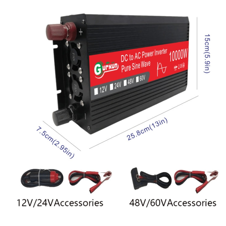 Gurxun HZ1500-10000 Sine Wave 10000W Inverter Power Converter