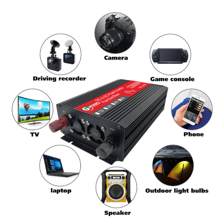 Gurxun 12000W High Power Household Car Sine Wave Inverter
