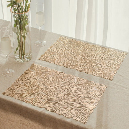 Hollow PVC Table Top Durable Insulated Placemat