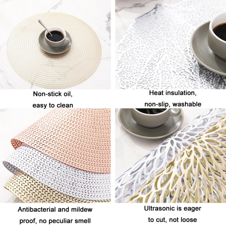 Hollow PVC Table Top Durable Insulated Placemat