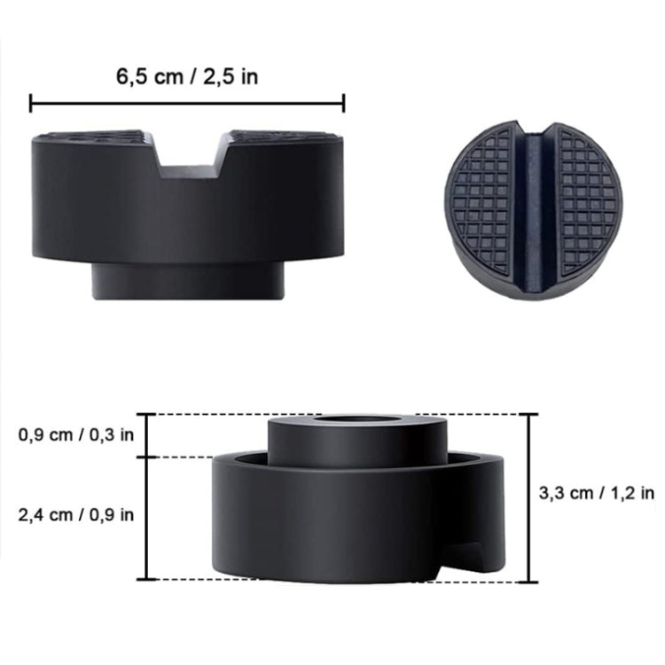 4PCS Automobile Universal Jack Bracket Rubber Support Block