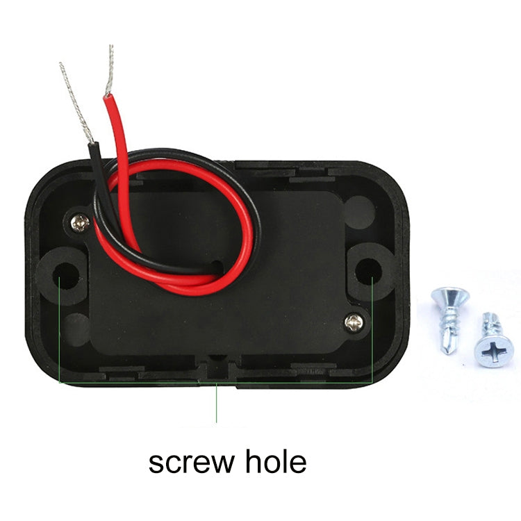 3.1A Punch-Free Automatic Spring Cover RV Bus Modified Car Charger Dual USB Car Charger