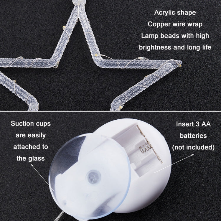 Christmas Decoration LED Sucker Festive Atmosphere Hanging Light