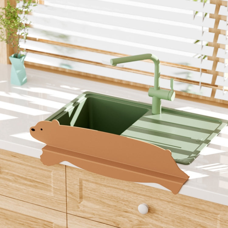 Kitchen Sink Splash Resistant Countertop Silicone Baffle