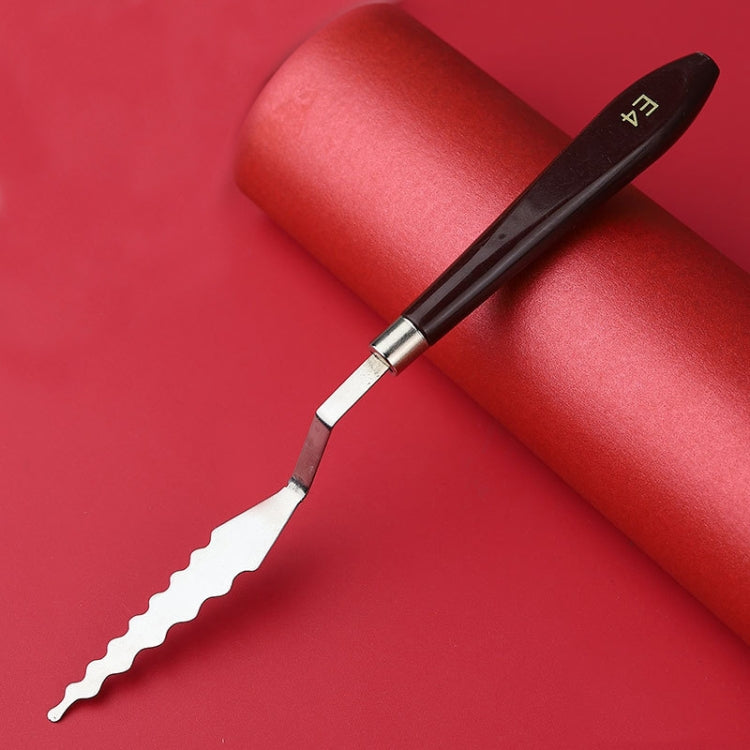 Oil Painting Knife Graffiti Toning Wooden Scraper Student Art Painting Tool, Style: