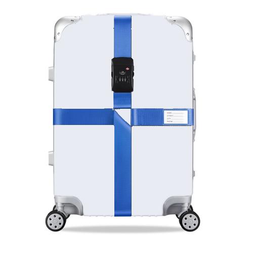 Luggage Reinforcement Straps Fixed Protective Rope With Combination Lock