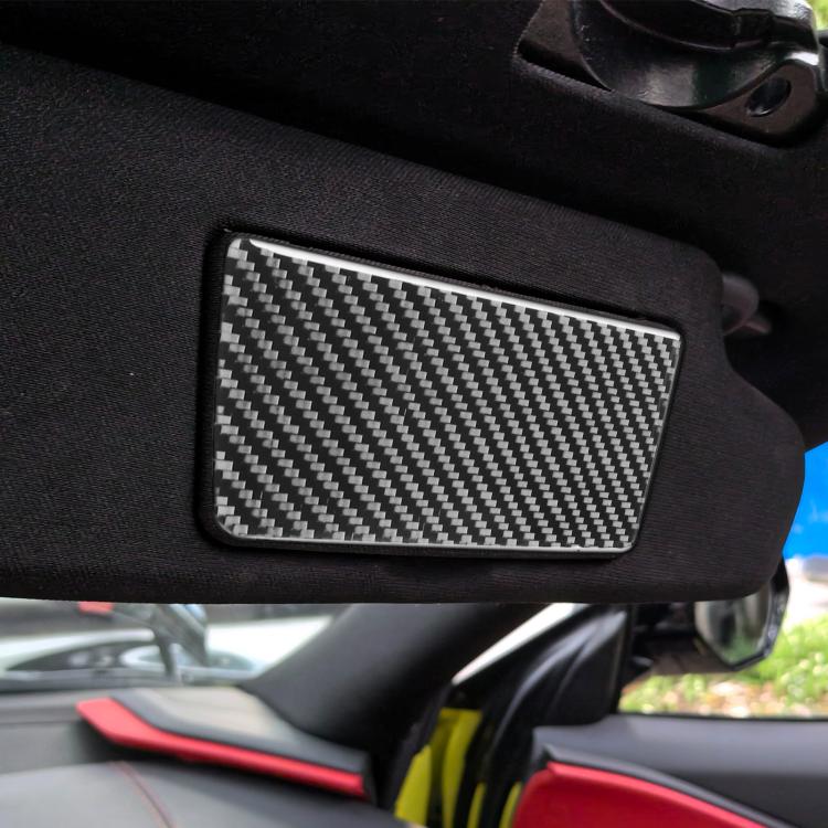 For Chevrolet Corvette C8 2pcs /Set Vanity Mirror Panel Sticker