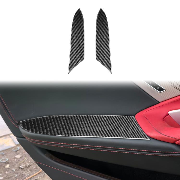 For Chevrolet Corvette C8 2pcs /Set Inner Armrest Panel Sticker