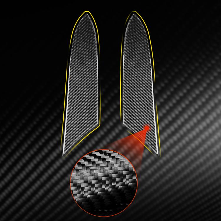 For Chevrolet Corvette C8 2pcs /Set Inner Armrest Panel Sticker