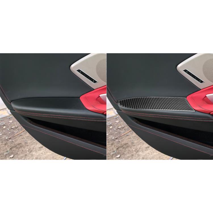 For Chevrolet Corvette C8 2pcs /Set Inner Armrest Panel Sticker