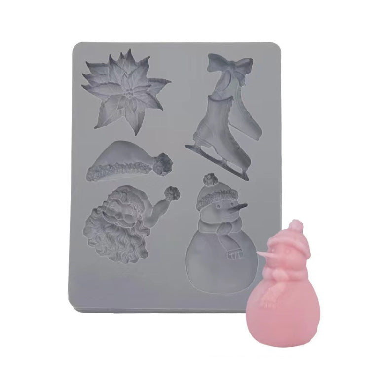 Christmas DIY Scented Candle Silicone Mold