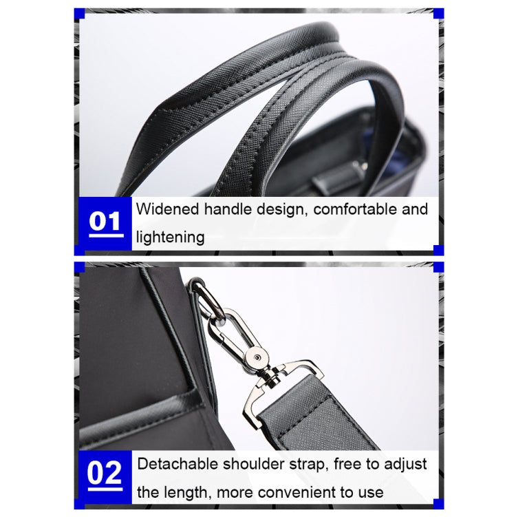 Bopai 11-70511 Large Capacity Waterproof Laptop Business Handbag