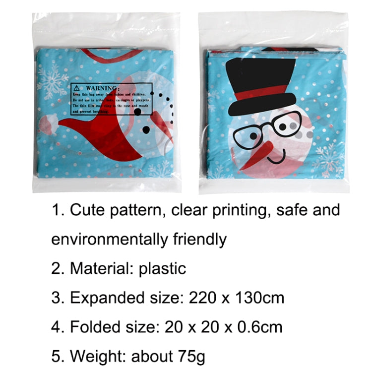 Christmas Halloween Party Event Decoration Tablecloth