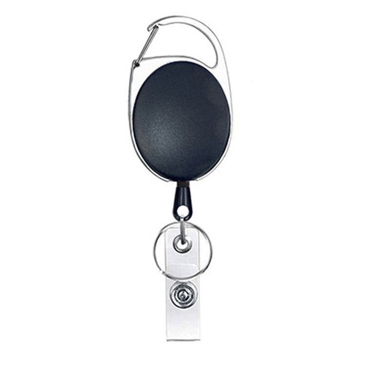 68cm Retractable Pull Badge Reel Zinc Alloy ID Lanyard Name Tag Card Badge Holder