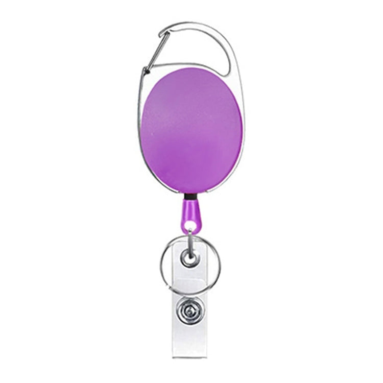 68cm Retractable Pull Badge Reel Zinc Alloy ID Lanyard Name Tag Card Badge Holder