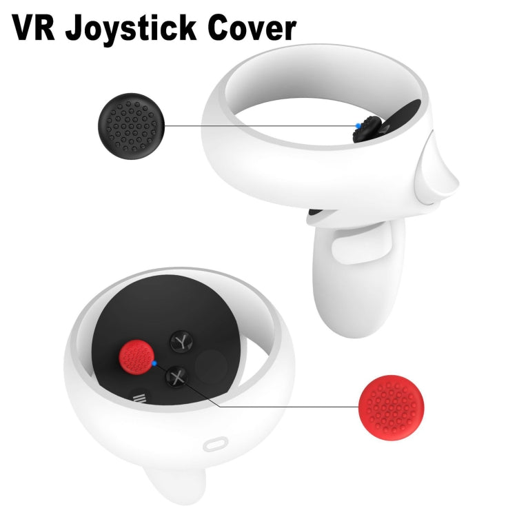VR Silicone Eye Mask+Lens Protective Cover+Joystick Hat, For Meta Quest 2