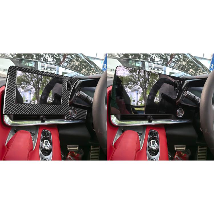 For Chevrolet Corvette C8 Right-Hand Drive Central Control Screen Frame Sticker