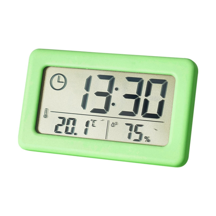 YD005 Mini Light and Thin LCD Screen Temperature/Humidity Meter Electronic Clock