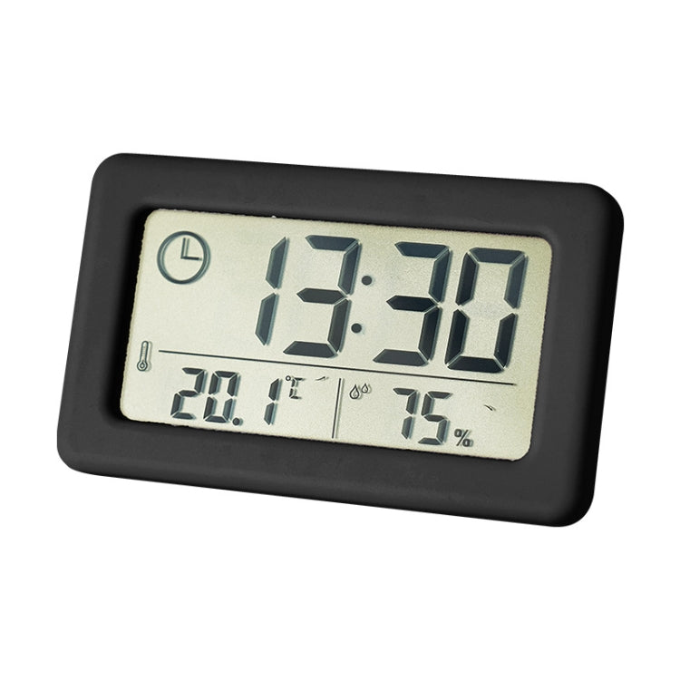 YD005 Mini Light and Thin LCD Screen Temperature/Humidity Meter Electronic Clock