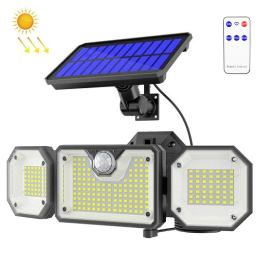 Solar Human Body Sensor Light LED Outdoor Waterproof Garden Light, Style:, Split 226LED