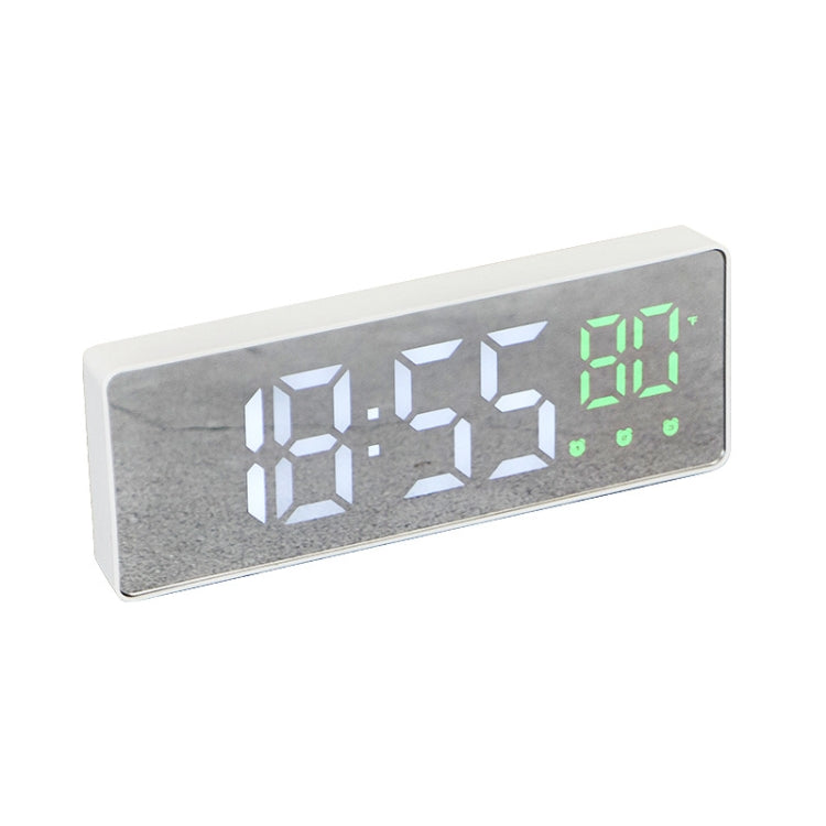0715 Voice-activated LED Mute Date Temperature Display Electronic Clock