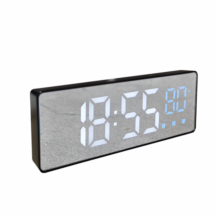 0715 Voice-activated LED Mute Date Temperature Display Electronic Clock