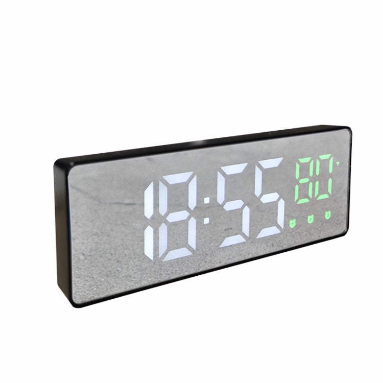0715 Voice-activated LED Mute Date Temperature Display Electronic Clock