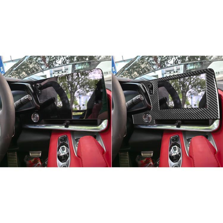 For Chevrolet Corvette C8 Left-Hand Drive Central Control Screen Frame Sticker