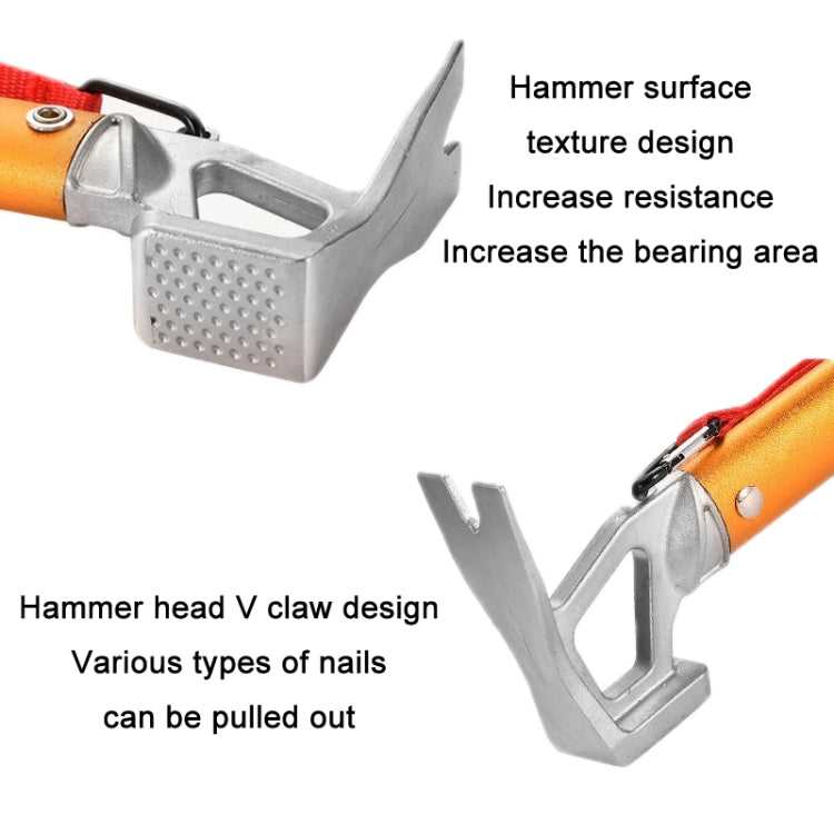 Outdoor Camping Multifunctional Tent Ground Nail Hammer