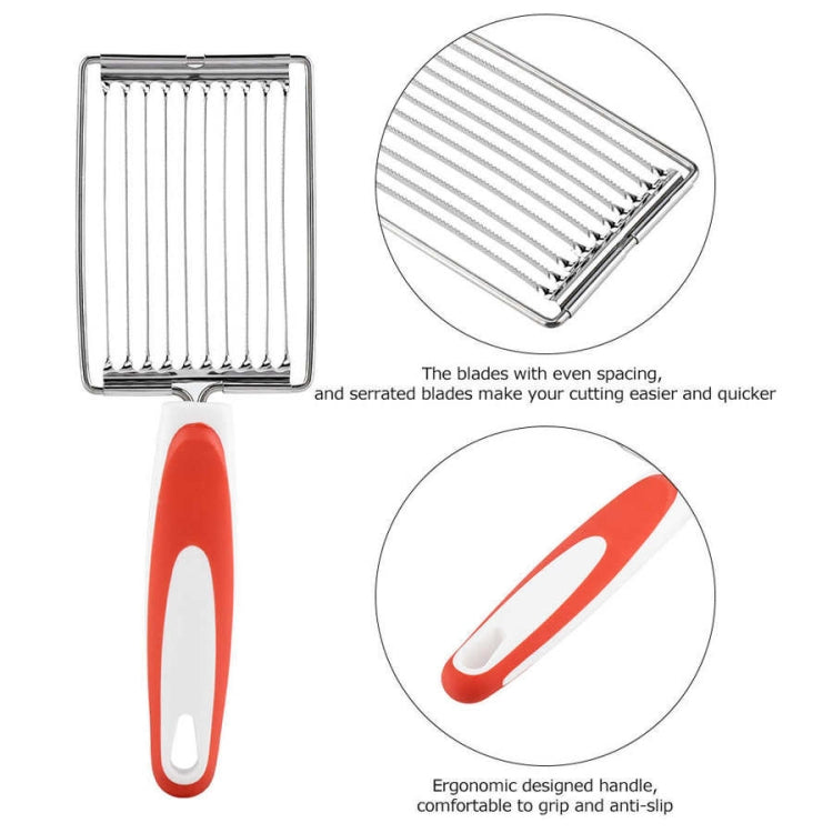 Tomato Luncheon Meat Slicer Non-slip Stainless Steel Fruit Cutter