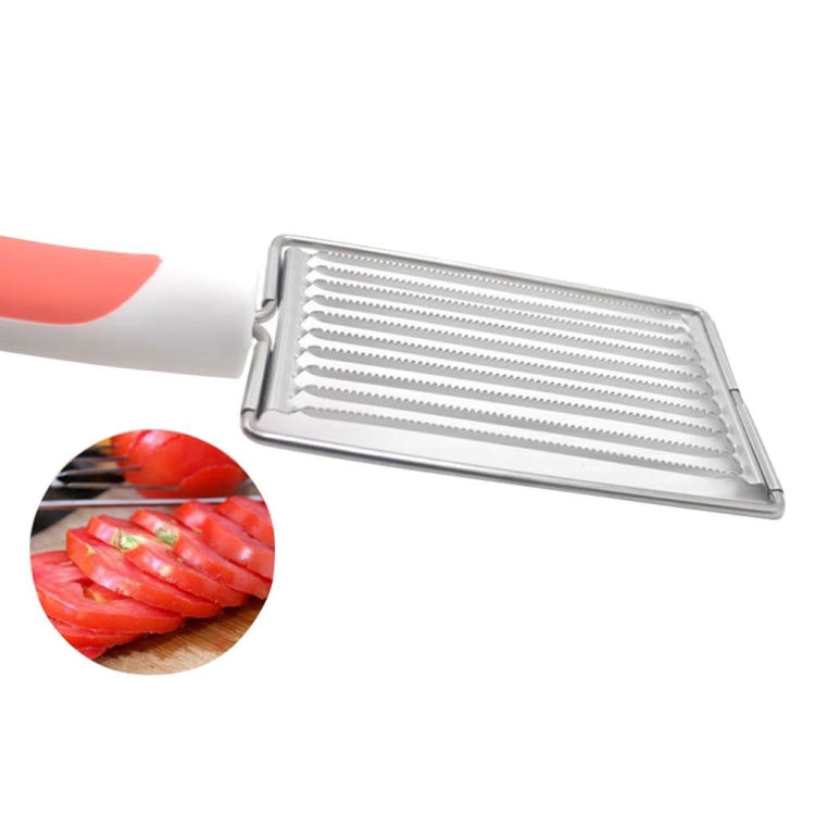Tomato Luncheon Meat Slicer Non-slip Stainless Steel Fruit Cutter