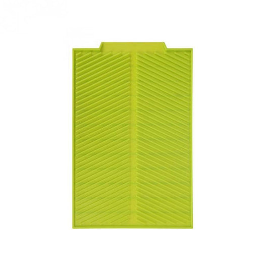 Silicone Drain Pad Kitchen Multifunctional Thermal Insulation Drying Pad, Green, Grey