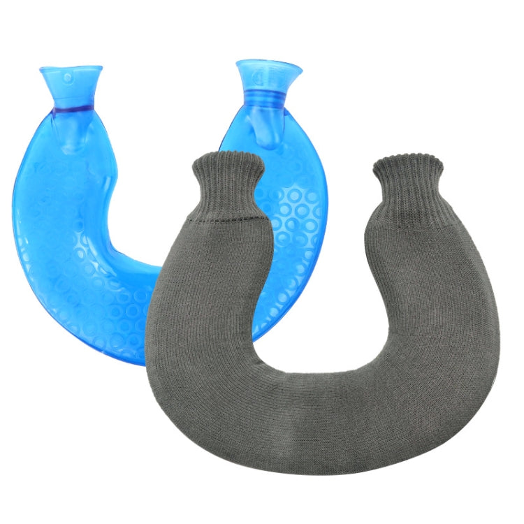 U-shaped PVC Hot Compress Shoulder And Neck Explosion-proof Water Injection Hot Water Bag