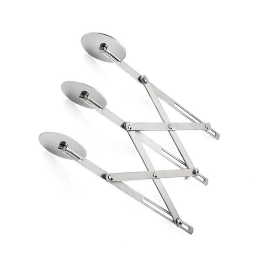 Stainless Steel Retractable Multipurpose Pizza Knife, Style: