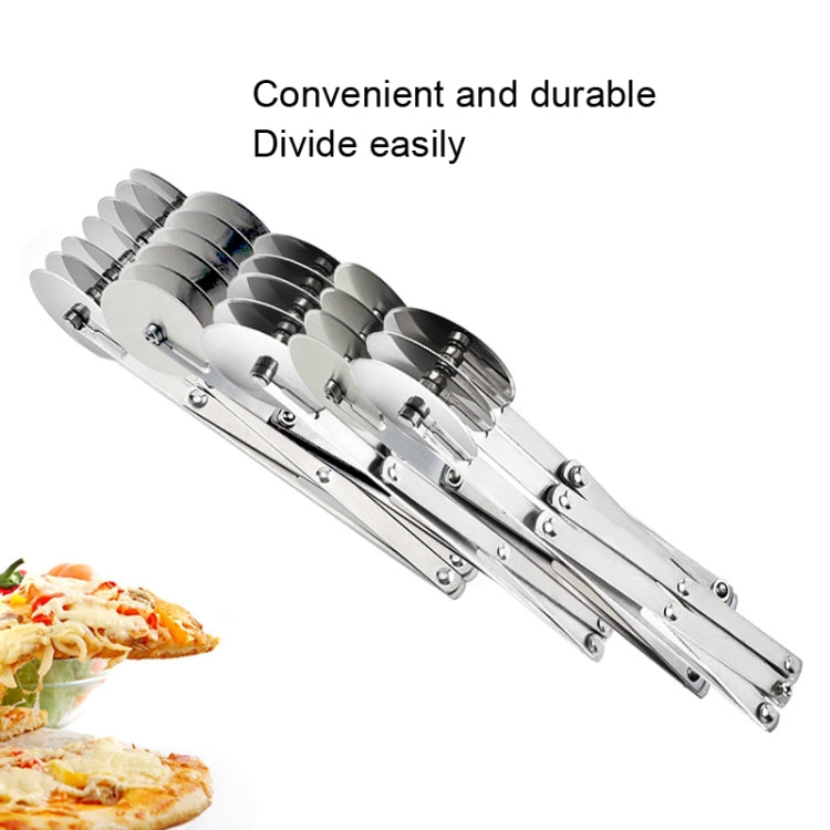 Stainless Steel Retractable Multipurpose Pizza Knife, Style: